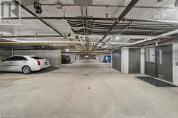 Parking spot with storage locker - 