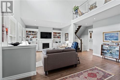 3814 Ryan Avenue, Crystal Beach, ON - Indoor Photo Showing Living Room With Fireplace