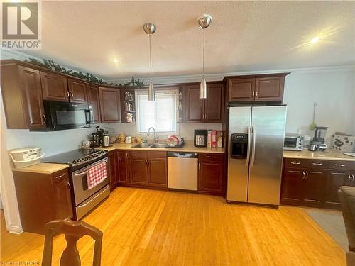 70 Ellis Avenue, Hamilton, ON - Indoor Photo Showing Kitchen With Double Sink