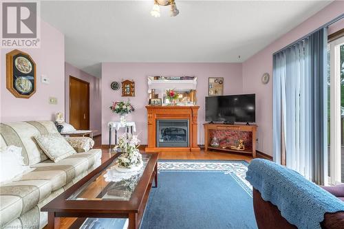 2808 Dominion Road, Ridgeway, ON - Indoor Photo Showing Living Room With Fireplace