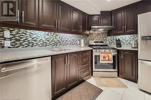 56 Bosworth Street, Hamilton, ON - Indoor Photo Showing Kitchen With Upgraded Kitchen