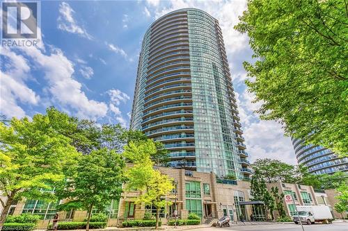 70 Absolute Avenue Unit# 1506, Mississauga, ON - Outdoor With Balcony With Facade