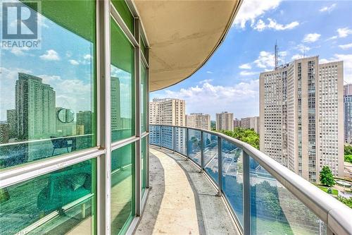 70 Absolute Avenue Unit# 1506, Mississauga, ON - Outdoor With Balcony With Exterior