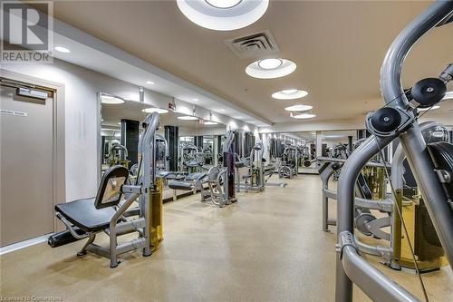 70 Absolute Avenue Unit# 1506, Mississauga, ON - Indoor Photo Showing Gym Room