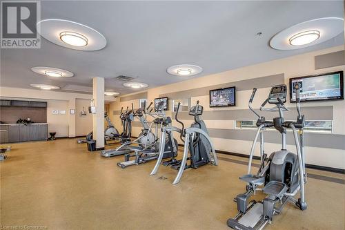 70 Absolute Avenue Unit# 1506, Mississauga, ON - Indoor Photo Showing Gym Room