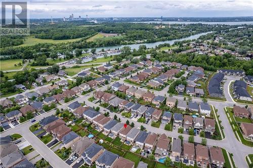 Arial - Niagara Falls in the Distance - 4456 Saw Mill Drive, Niagara Falls, ON - Outdoor With View