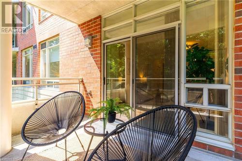 125 Wilson Street W Unit# 216, Ancaster, ON - Outdoor With Deck Patio Veranda With Exterior