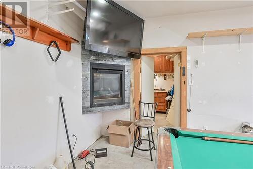 4 Markham Crescent, Hamilton, ON - Indoor Photo Showing Other Room With Fireplace