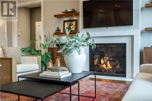 257 Surrey Drive, Oakville, ON - Indoor Photo Showing Living Room With Fireplace