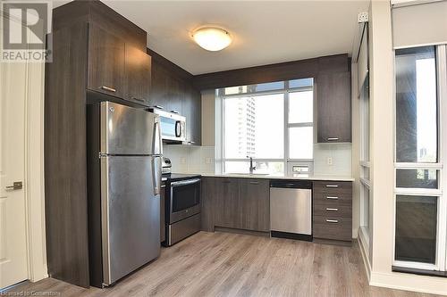 150 Main Street W Unit# 603, Hamilton, ON - Indoor Photo Showing Kitchen With Stainless Steel Kitchen