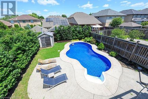 59 Onyx Court, Hamilton, ON - Outdoor With In Ground Pool With Deck Patio Veranda With Backyard