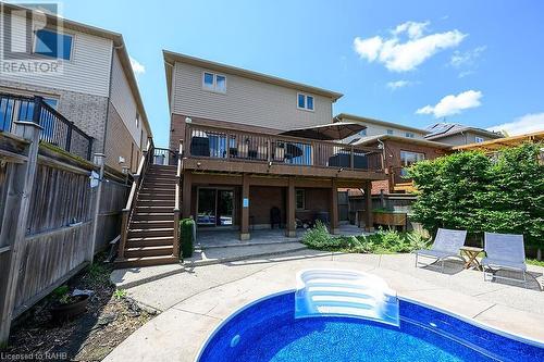 59 Onyx Court, Hamilton, ON - Outdoor With In Ground Pool With Deck Patio Veranda