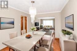 Virtually Staged Dining Room - 