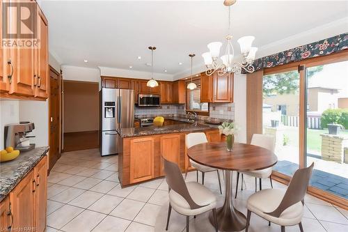 Virtually Staged Kitchen Area - 22 Glen Park Court, Hamilton, ON - Indoor