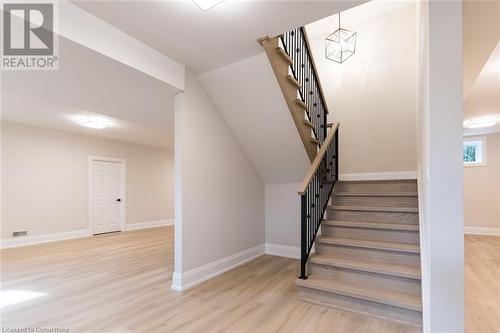 9ft ceiling fully finished open space basement - 1 West Avenue, Stoney Creek, ON - Indoor Photo Showing Other Room