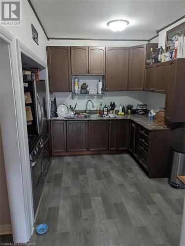 182 Talbot Street N, Simcoe, ON - Indoor Photo Showing Kitchen With Double Sink