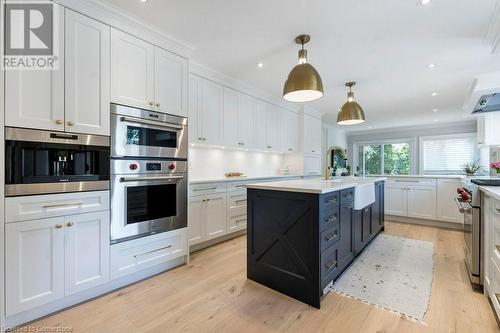 145 Birett Drive, Burlington, ON - Indoor Photo Showing Kitchen With Upgraded Kitchen