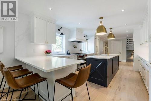 145 Birett Drive, Burlington, ON - Indoor Photo Showing Kitchen With Upgraded Kitchen