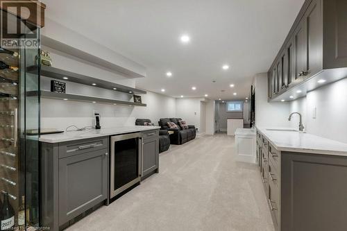 145 Birett Drive, Burlington, ON - Indoor Photo Showing Kitchen With Upgraded Kitchen