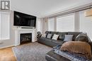 75 Cedarville Drive, Hamilton, ON  - Indoor Photo Showing Living Room With Fireplace 