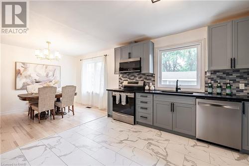 106 Simcoe Street E, Hamilton, ON - Indoor Photo Showing Kitchen With Stainless Steel Kitchen