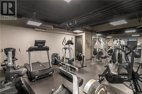 150 Charlton Avenue E Unit# 2206, Hamilton, ON - Indoor Photo Showing Gym Room