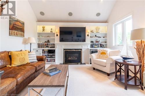 2612 Andover Road, Oakville, ON - Indoor Photo Showing Living Room With Fireplace