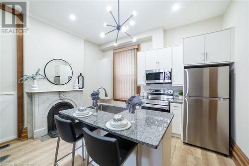 82 Victoria Avenue S, Hamilton, ON - Indoor Photo Showing Kitchen With Stainless Steel Kitchen