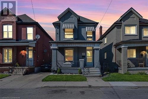 13 Clinton Street, Hamilton, ON - Outdoor With Deck Patio Veranda With Facade