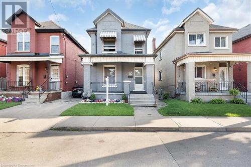 13 Clinton Street, Hamilton, ON - Outdoor With Deck Patio Veranda With Facade