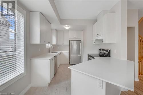 219 Dundas Street E Unit# 18, Waterdown, ON - Indoor Photo Showing Kitchen With Stainless Steel Kitchen