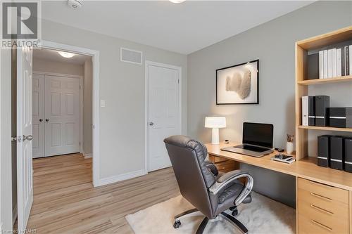 * Virtually Staged - 219 Dundas Street E Unit# 18, Waterdown, ON - Indoor Photo Showing Office