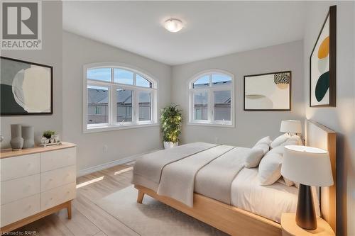 * Virtually Staged - 219 Dundas Street E Unit# 18, Waterdown, ON - Indoor Photo Showing Bedroom