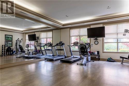 100 Burloak Drive Unit# 2403, Burlington, ON - Indoor Photo Showing Gym Room