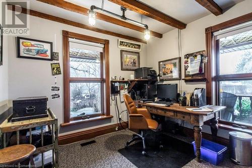 Main floor bedroom, currently used as a bedroom - 627 Bayshore Boulevard, Burlington, ON - Indoor Photo Showing Office