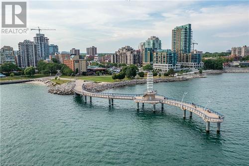 Spencer Smith Park and Pier - 399 Elizabeth Street Unit# 608, Burlington, ON - Outdoor With Body Of Water With View