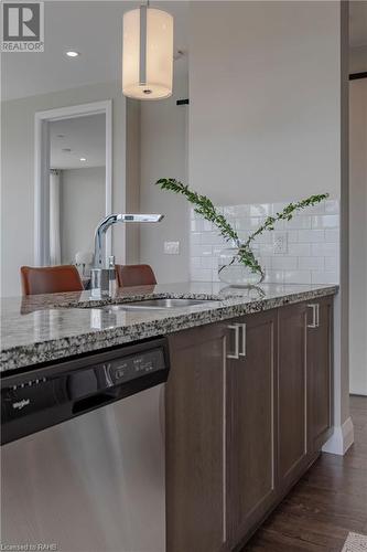 101 Locke Street S Unit# 504, Hamilton, ON - Indoor Photo Showing Kitchen