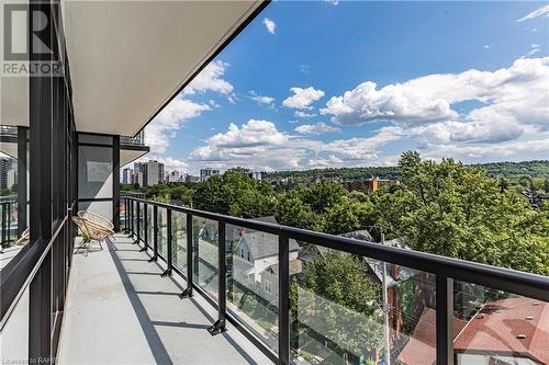 101 Locke Street S Unit# 504, Hamilton, ON - Outdoor With Balcony With View With Exterior