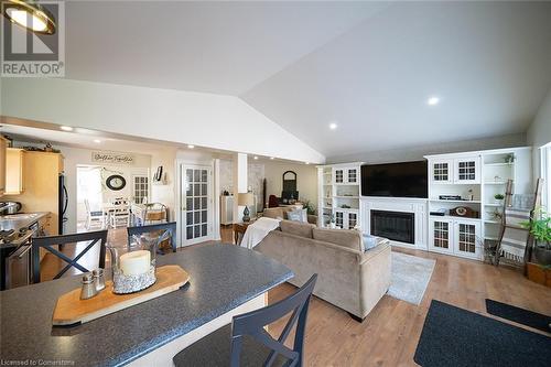 71 Dunkirk Drive, Hamilton, ON - Indoor Photo Showing Living Room With Fireplace