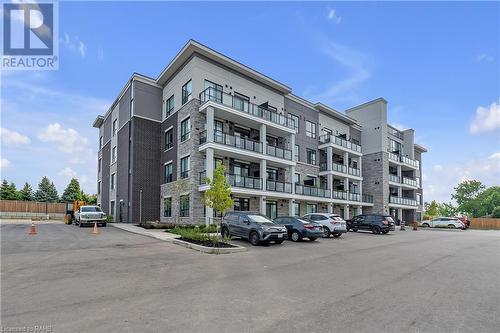 120 Spring Valley Crescent Unit# 410, Hamilton, ON - Outdoor With Balcony With Facade