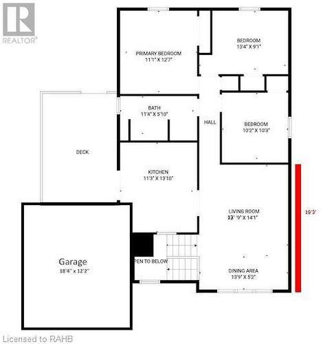 Main Floor Plan - 47 Simson Avenue, Simcoe, ON - Other