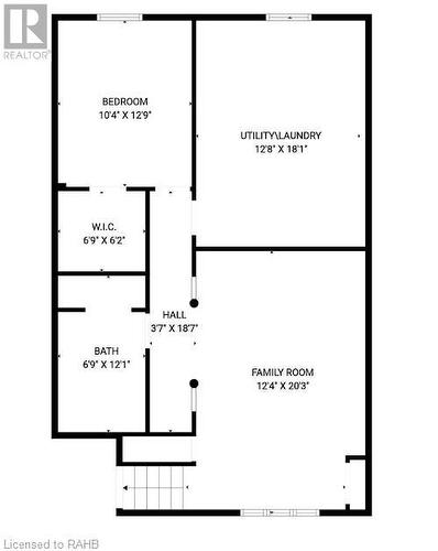 Lower Level Floor Plan - 47 Simson Avenue, Simcoe, ON - Other