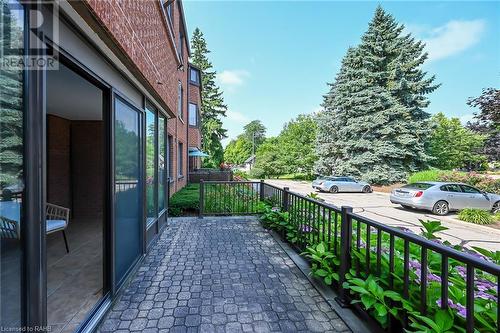 Private patio - 150 Wilson Street W Unit# 112, Ancaster, ON - Outdoor