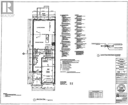 Main Floor Plan - 43 East Avenue, Brantford, ON 