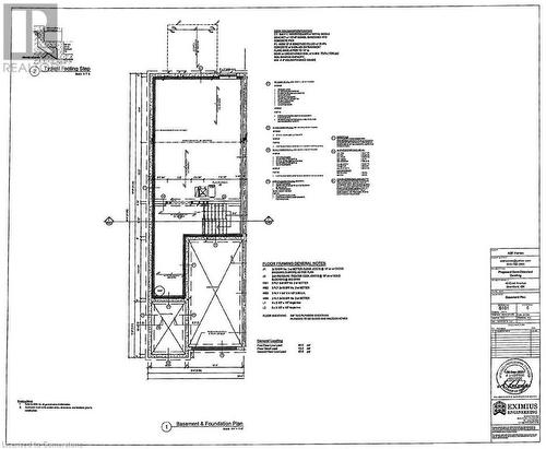 Basement Plan - 43 East Avenue, Brantford, ON 