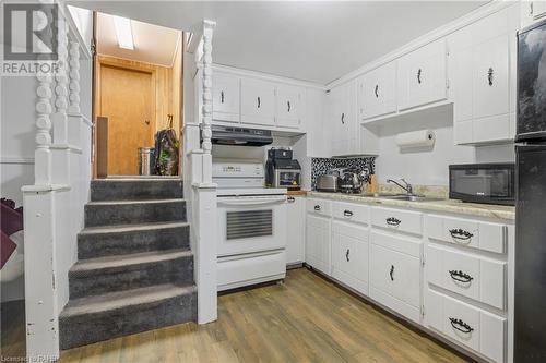 34 Rita Avenue, Hamilton, ON - Indoor Photo Showing Kitchen With Double Sink