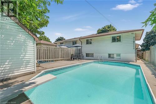 34 Rita Avenue, Hamilton, ON - Outdoor With In Ground Pool With Exterior