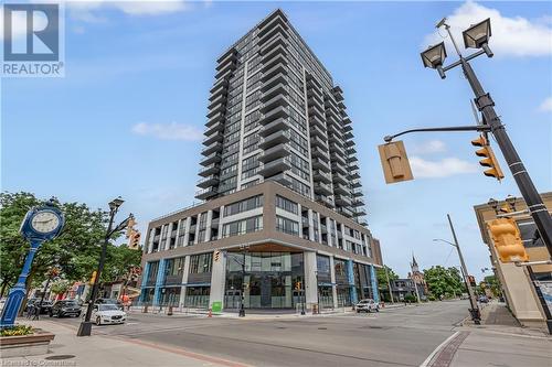 2007 James Street Unit# 707, Burlington, ON - Outdoor With Balcony With Facade