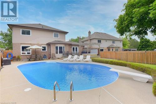 3 Suter Crescent, Dundas, ON - Outdoor With In Ground Pool With Backyard With Exterior