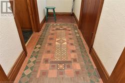 Foyer Tile taken from W.E. Sanford's 1880 Manor House and Reused. - 